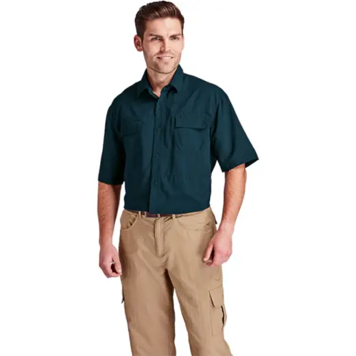 Mens Savannah Bush Shirt Model Front
